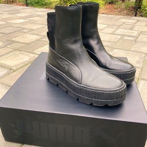 Puma Fenty platforms Chelsea boots
